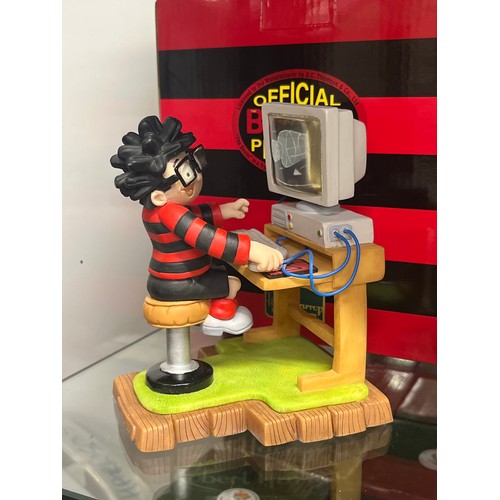 52 - 3 Dennis The Menace figures, Official Beano products from Robert Harrop Designs, all with boxes