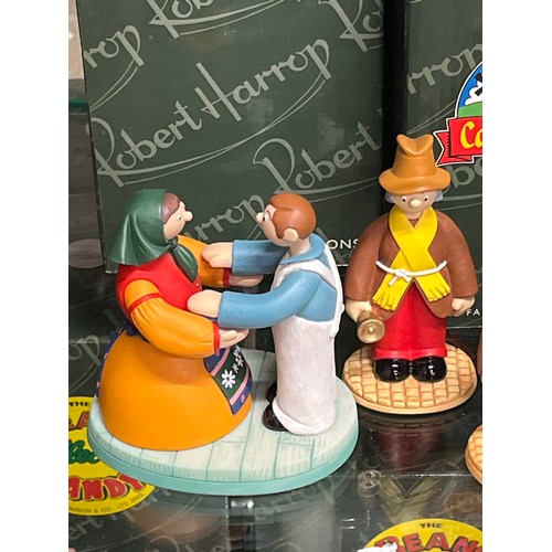 57 - 9 figures from The Camberwick Green Collection by Robert Harrop Designs, all with boxes
