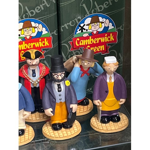 57 - 9 figures from The Camberwick Green Collection by Robert Harrop Designs, all with boxes