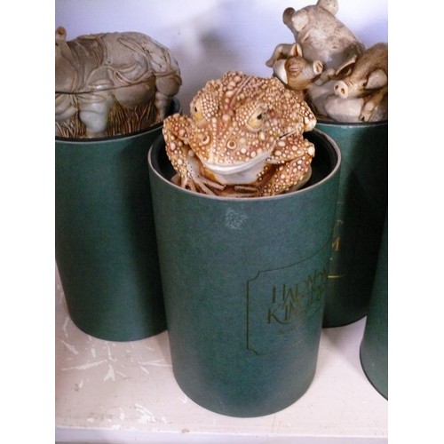 87 - 8 Harmony Kingdom box figures with original boxes