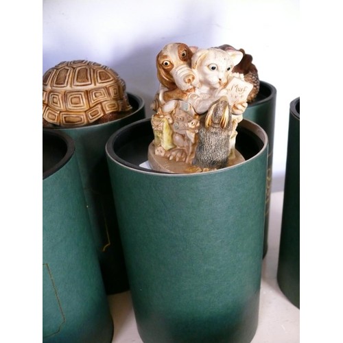 87 - 8 Harmony Kingdom box figures with original boxes