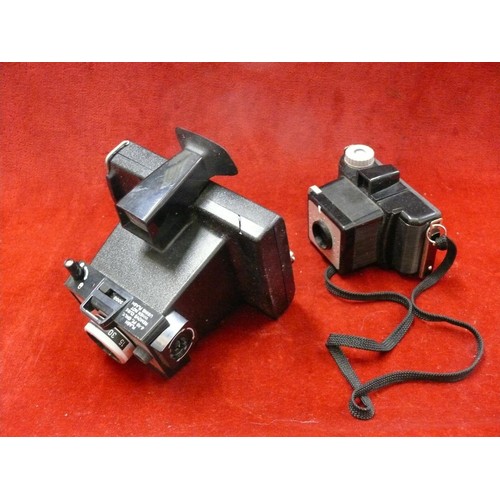 94 - Vintage Polaroid colorpack 80 camera plus a Coronet camera