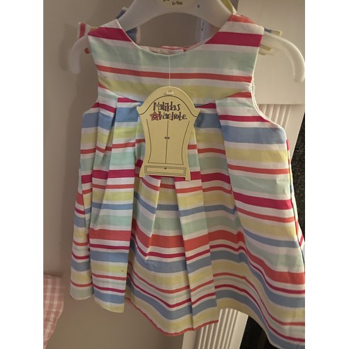 200 - Matilda’s Wardrobe - shop closure - 8 toddler/child's occasion dresses, all new with tags