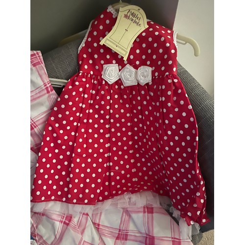 201 - Matilda’s Wardrobe - shop closure - 8 high end toddler/child's occasion dresses, all new with tags