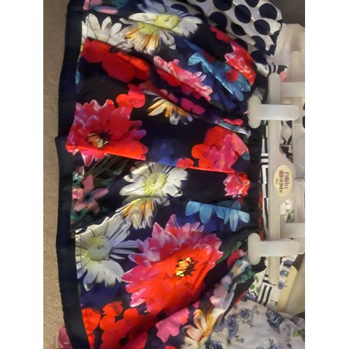 202 - Matilda’s Wardrobe- selection of  high end child/infant new with tags dresses, skirts and tops