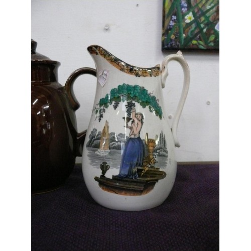 228 - Collection of vintage and antique teapots and jugs