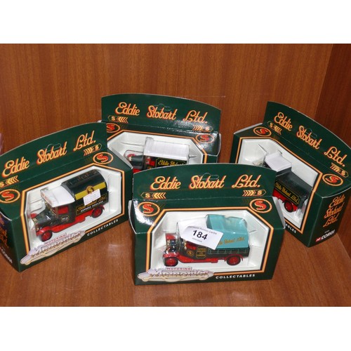 184 - 4 Eddie Stobart vehicles boxed