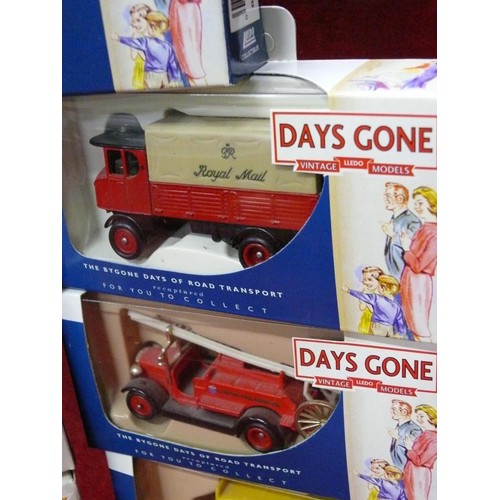 185 - 7 Lledo Days Gone vehicles, all boxed