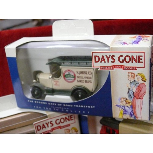 185 - 7 Lledo Days Gone vehicles, all boxed