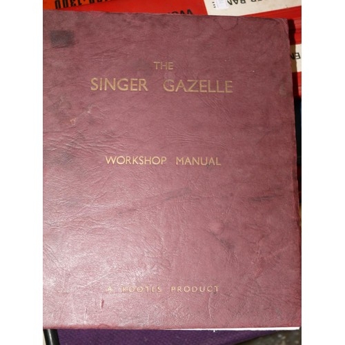 196 - Collection of vintage workshop manuals - Avenger Range,  Morris Minor etc