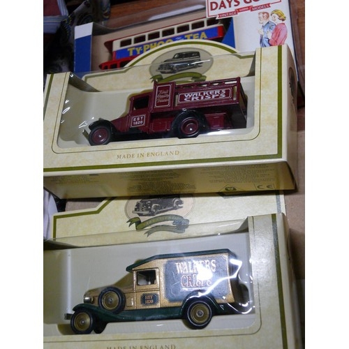 205 - Mixed lot of boxed vehicles - Walkers Crisps, Chocolate and Typhoo Tea