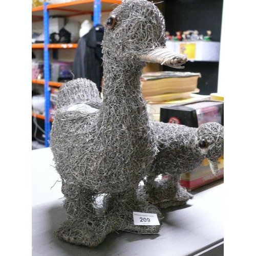 209 - Duck planter with duckling