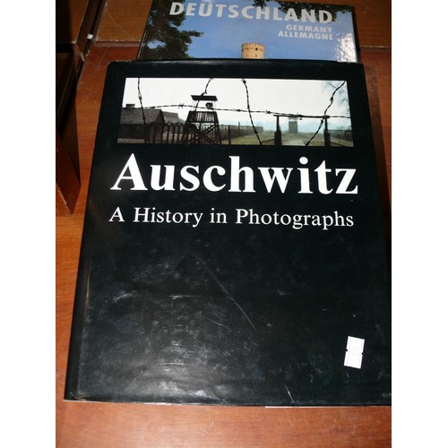 224 - Auschwitz Guide book plus Auschwitz in photographs book and a book on Germany