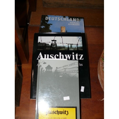 224 - Auschwitz Guide book plus Auschwitz in photographs book and a book on Germany