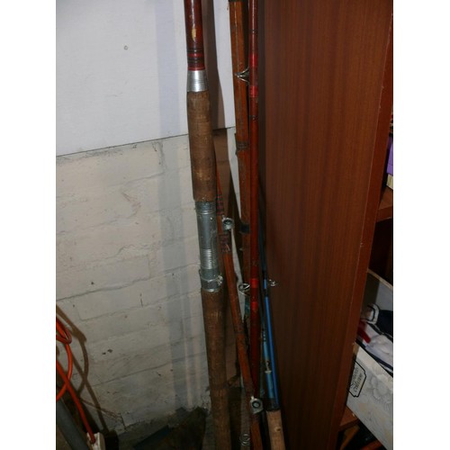 180 - Tube of fishing rods