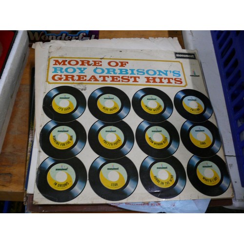 253 - Collection of LP records to include Dire Straits, Billy Idol, the Monkees, Bananrama, George Michael... 