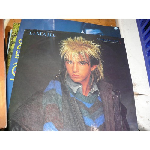 253 - Collection of LP records to include Dire Straits, Billy Idol, the Monkees, Bananrama, George Michael... 