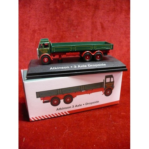 97 - 3 Eddie Stobart lorries - Atkinson 3 Axle Dropside, Atkinson Borderer Flatbed and AEC ergomatic 6 wh... 