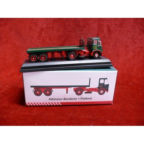 97 - 3 Eddie Stobart lorries - Atkinson 3 Axle Dropside, Atkinson Borderer Flatbed and AEC ergomatic 6 wh... 