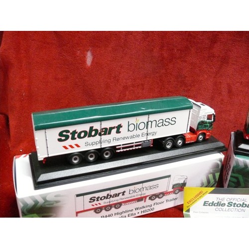 102 - 2 Eddie Stobart lorries - Scania R440 Highline Walking Floor Trailer Amelia Ella H8200 and Scania To... 