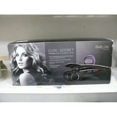 108 - Babyliss curl secret hair styling tool with box