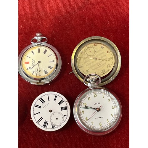 12 - Box of antique & vintage pocket watches and parts