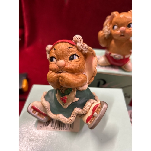 69 - Collection of Pendelfin including four boxed figures:- Happy, Piano, Holly, Hello (small chips see p... 