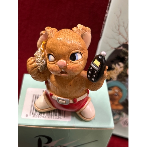 69 - Collection of Pendelfin including four boxed figures:- Happy, Piano, Holly, Hello (small chips see p... 