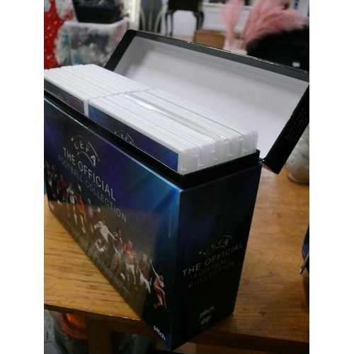 280 - UEFA The Official Football Collection 10 DVD limited edition boxset