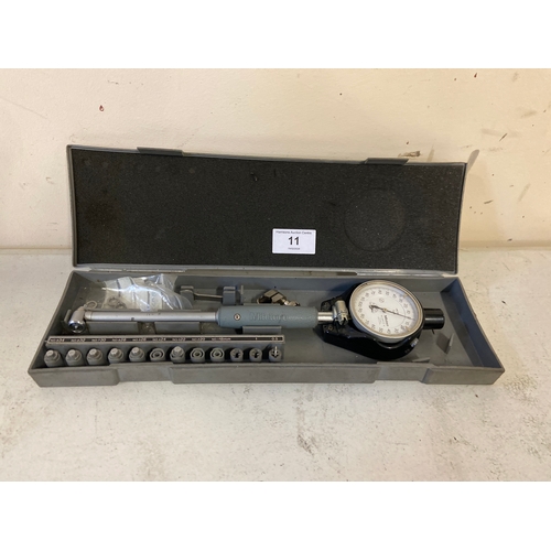 11 - Mitutoyo 511-167 dial bore gauge. This specific model has a measurement range of 18mm to 35 mm and a... 
