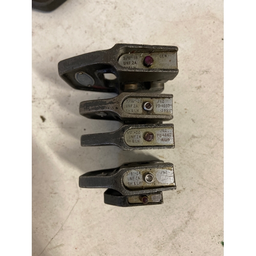 17 - Graduated set of Horstmann (and 1x Matrix) screw snap thread caliper gauges (or thread limit gauges)... 