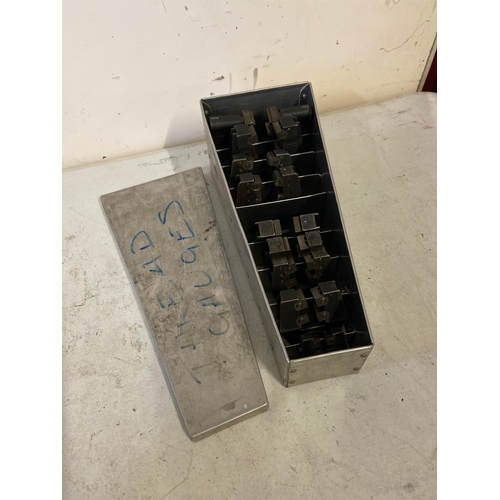 17 - Graduated set of Horstmann (and 1x Matrix) screw snap thread caliper gauges (or thread limit gauges)... 