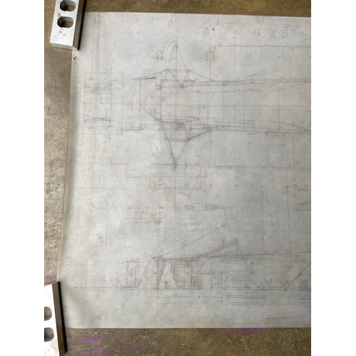 45 - Original Mike Pilbeam technical drawing - MP42 F2 Car - LONG WHEELBASE F2 VERSION OF MP40 HILLCLIMB ... 