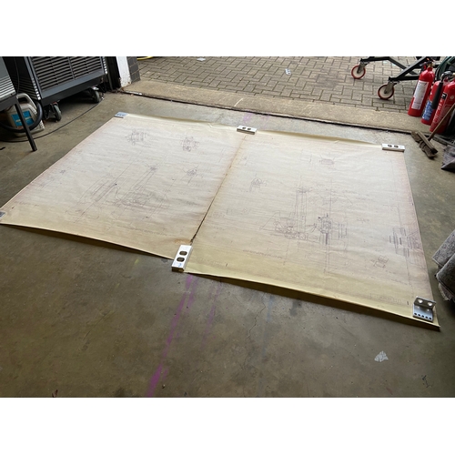 49 - Pilbeam Racing Designs 1:1 scale technical drawings for the Opel Astra Touring/rally car, including ... 