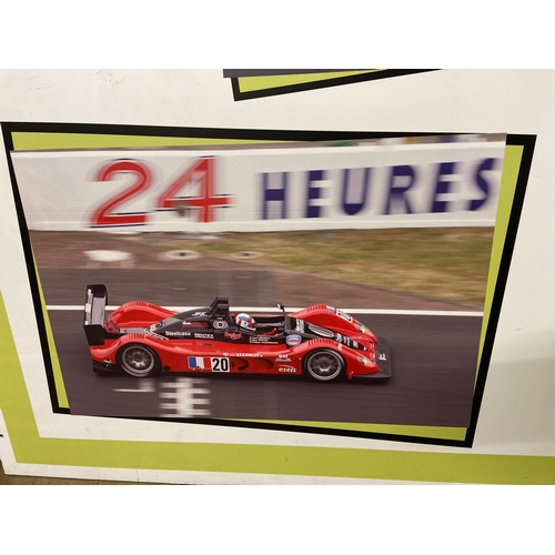 52 - Pilbeam Racing Designs Ltd promotional board - “Innovation + Excellence = The Winning Formula”. Depi... 