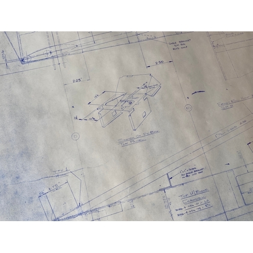 39 - A group of 8 miscellaneous Pilbeam Racing Designs technical drawing copies. They appear to mostly be... 