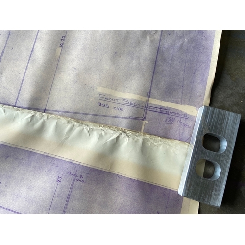 39 - A group of 8 miscellaneous Pilbeam Racing Designs technical drawing copies. They appear to mostly be... 