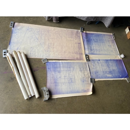 39 - A group of 8 miscellaneous Pilbeam Racing Designs technical drawing copies. They appear to mostly be... 