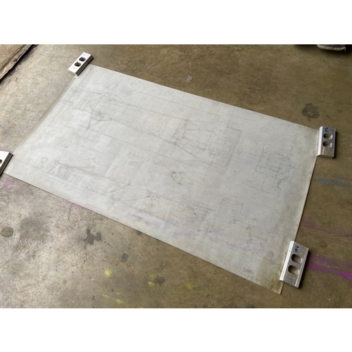 45 - Original Mike Pilbeam technical drawing - MP42 F2 Car - LONG WHEELBASE F2 VERSION OF MP40 HILLCLIMB ... 