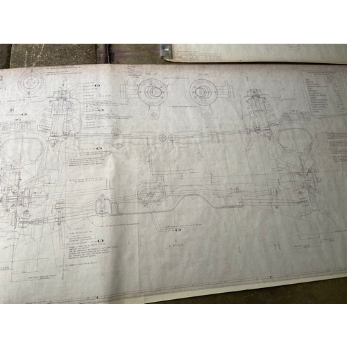 49 - Pilbeam Racing Designs 1:1 scale technical drawings for the Opel Astra Touring/rally car, including ... 