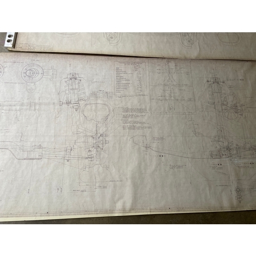 49 - Pilbeam Racing Designs 1:1 scale technical drawings for the Opel Astra Touring/rally car, including ... 
