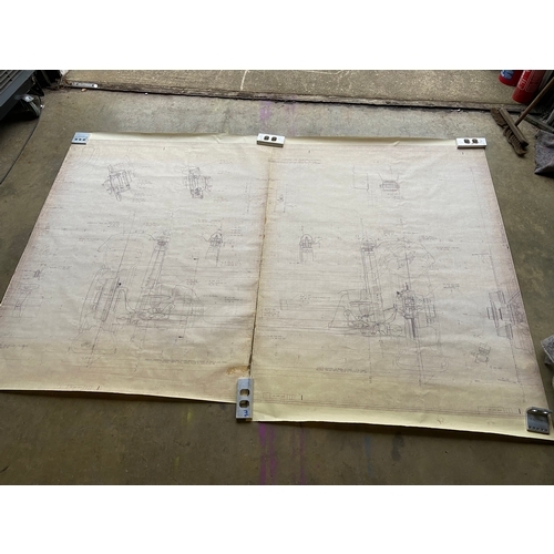 49 - Pilbeam Racing Designs 1:1 scale technical drawings for the Opel Astra Touring/rally car, including ... 