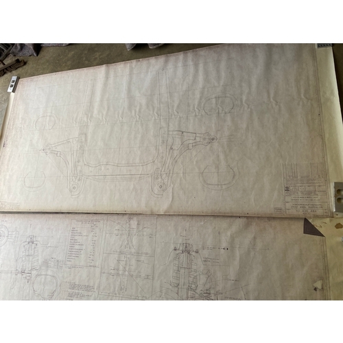 49 - Pilbeam Racing Designs 1:1 scale technical drawings for the Opel Astra Touring/rally car, including ... 
