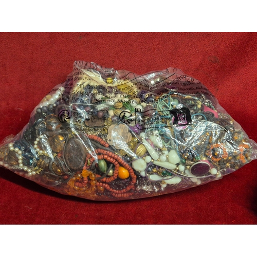 70 - 2 large bags of costume jewellery