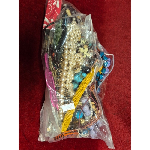 70 - 2 large bags of costume jewellery