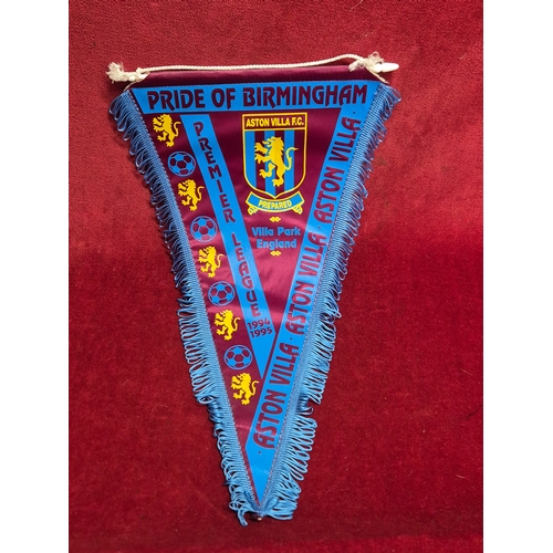 71 - Collection of football pennants to include 2002 Korea World Cup, Euro '96 final, Euro 2004, Aston Vi... 