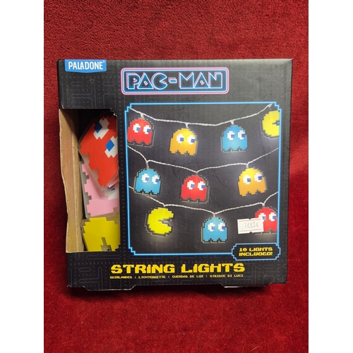77 - Pac-Man string lights by Paladone, appear new in box