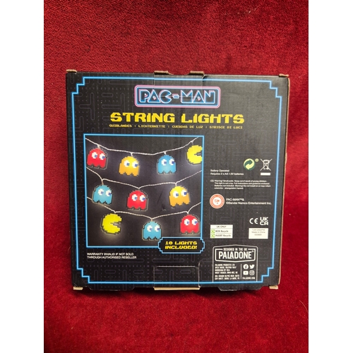 77 - Pac-Man string lights by Paladone, appear new in box