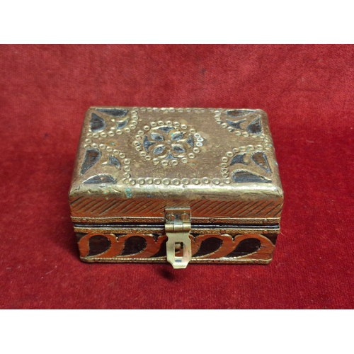 82 - Mixed decorative lot - trinket boxes, letter opener, scent bottle and lipstick