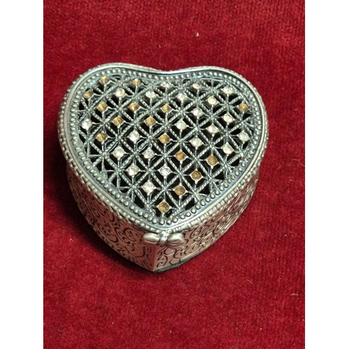 82 - Mixed decorative lot - trinket boxes, letter opener, scent bottle and lipstick